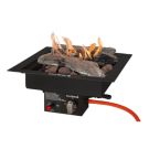 Easyfires Eindbaubrenner 40x40 cm - Schwarz