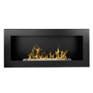 Wandkamin Bioethanol Honos 155x45x15 cm - Schwarz