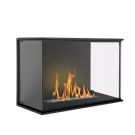 Wandkamin Bioethanol Lares 80x50x30  cm - schwarz