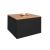 Easyfires Feuertisch Cube quadratisch schwarz